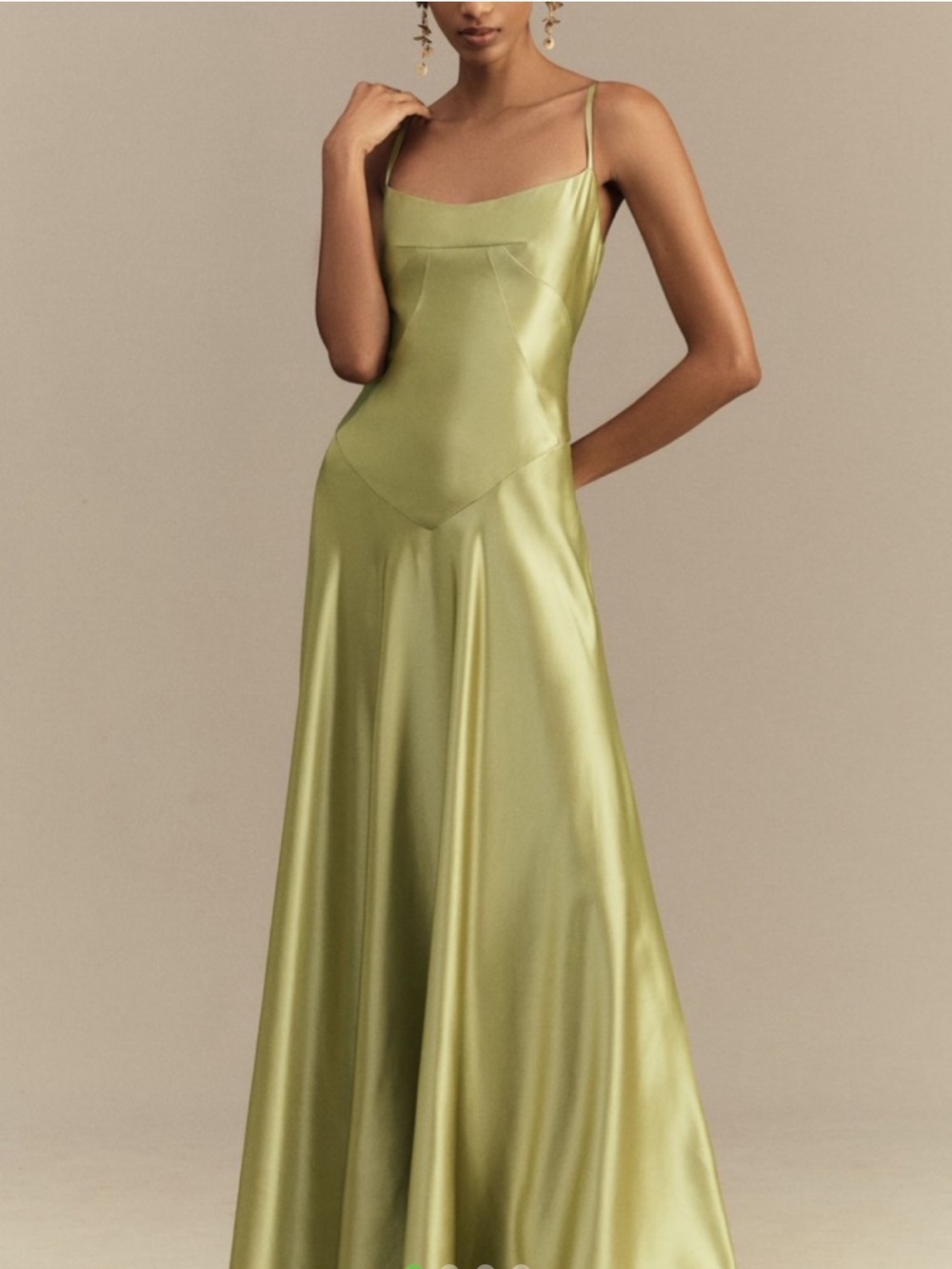 Mare Mare Emmy Satin Corset Maxi Dress (Anthropology)